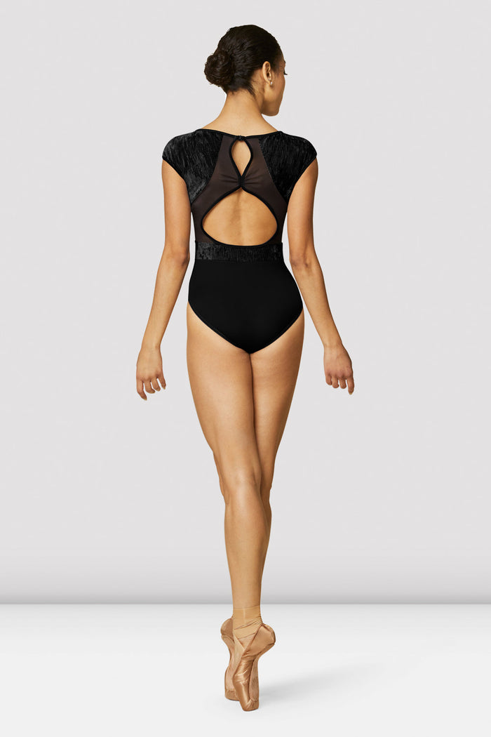 Ladies Eden Velvet Cap Sleeve Leotard - BLOCH US