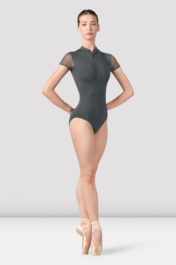 Ladies Ffion Zip Front Leotard - BLOCH EU