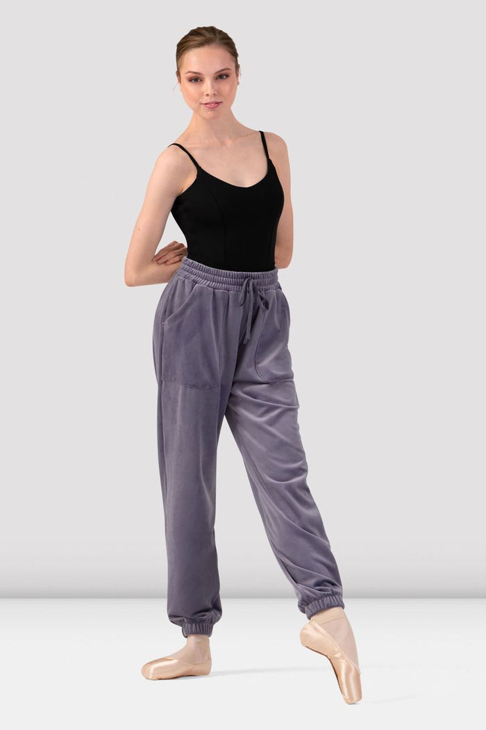 Ladies Gloria Velvet Sweatpant