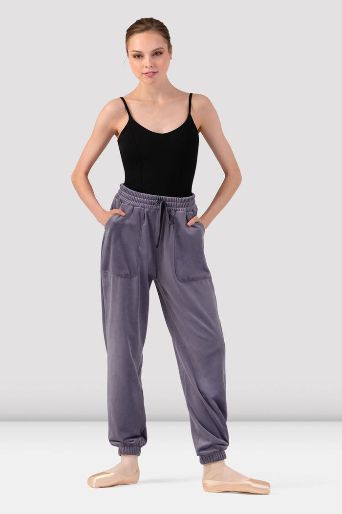 Ladies Gloria Velvet Sweatpant