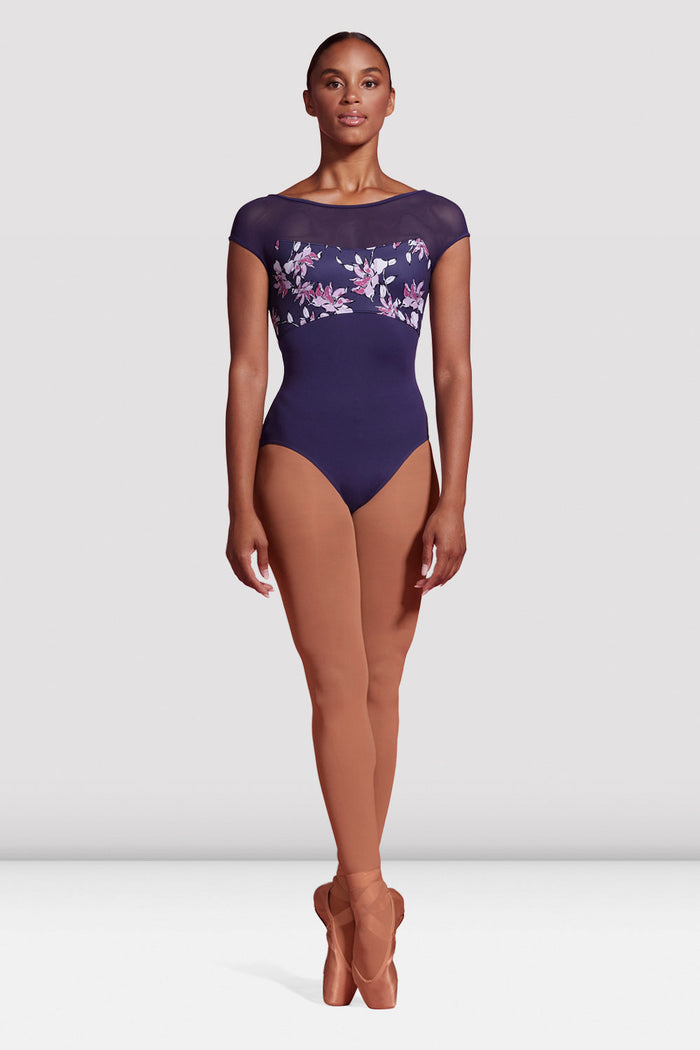 Ladies Mirella Jardin Cap Sleeve Leotard