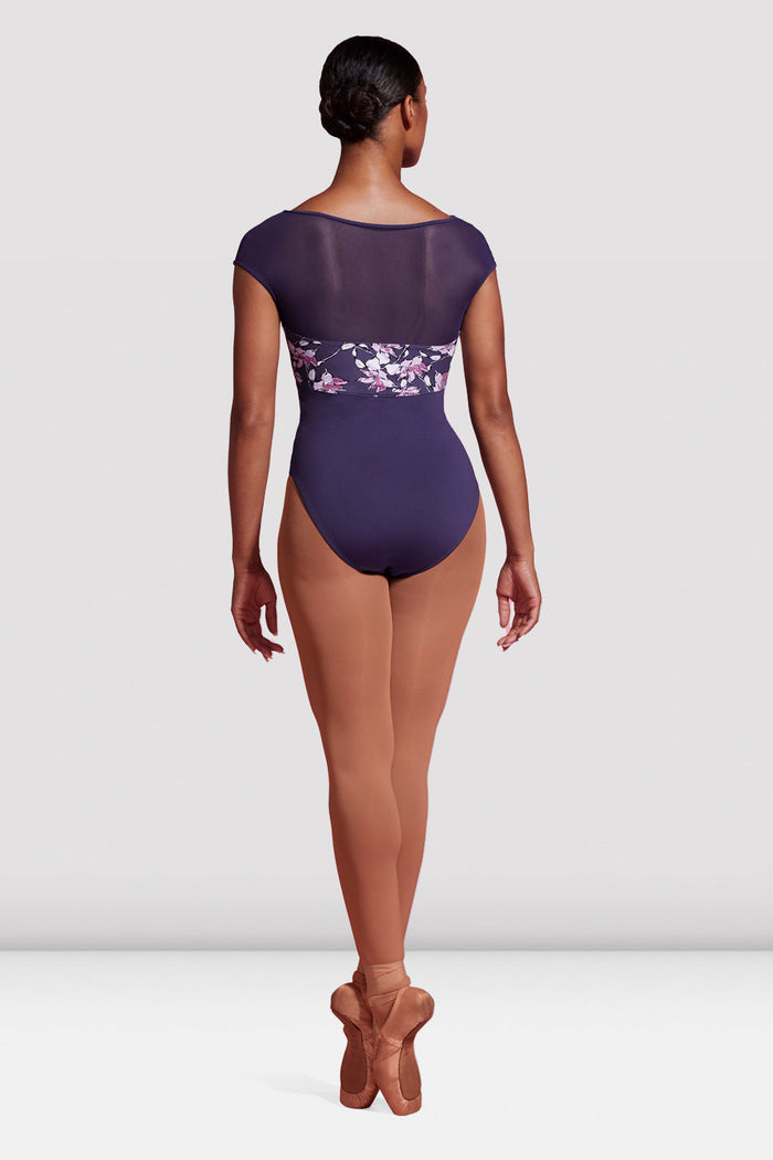 Ladies Mirella Jardin Cap Sleeve Leotard