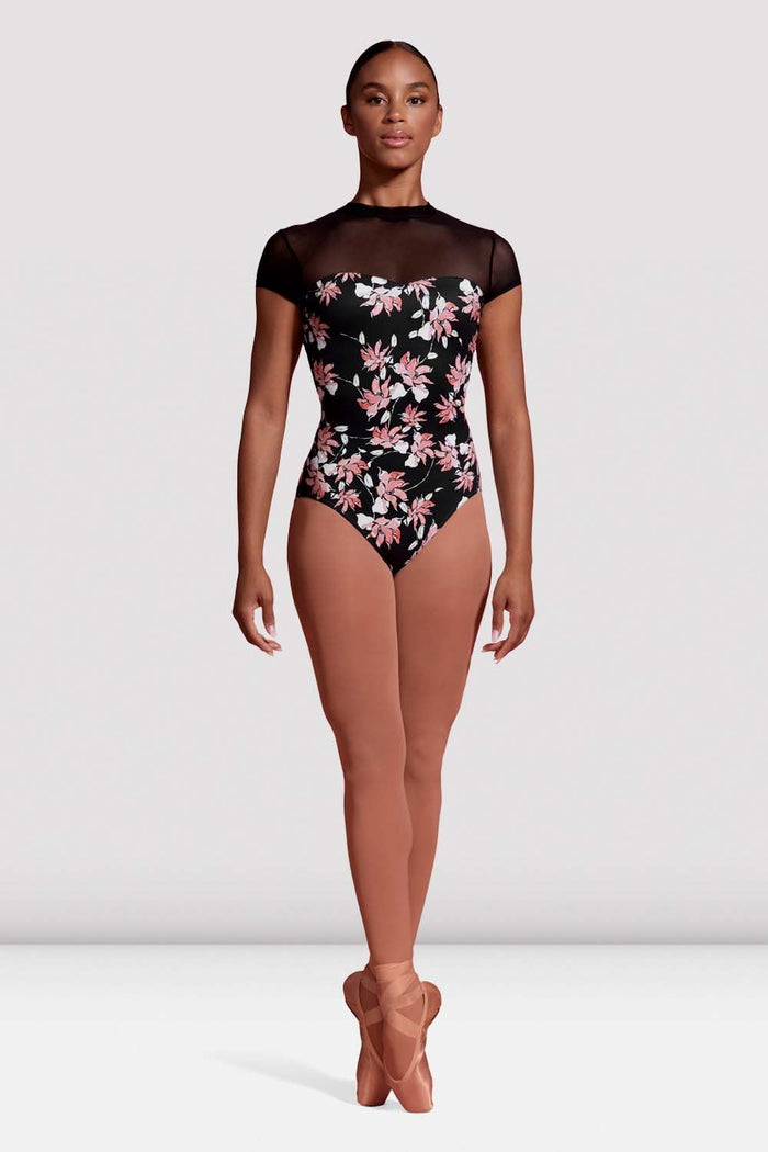 Ladies Mirella Jardin Mock Neck Leotard