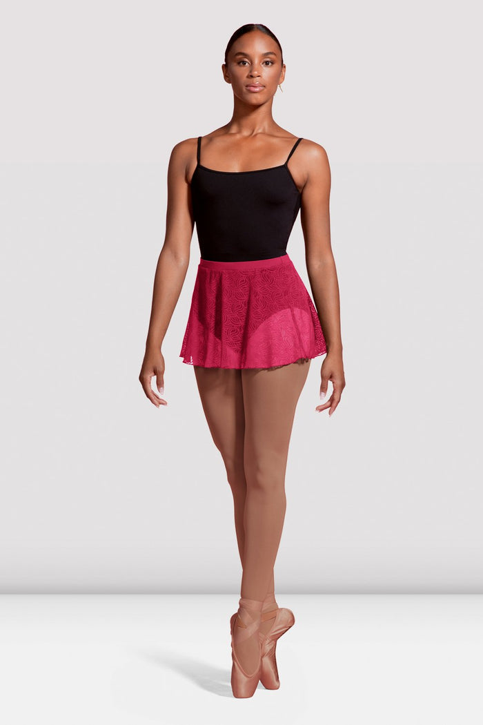 Ladies Mirella Seville Lace Mesh Pull On Skirt