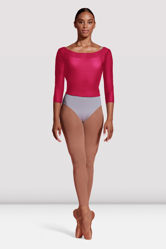 Ladies Mirella Seville Mesh 3/4 Sleeve Top