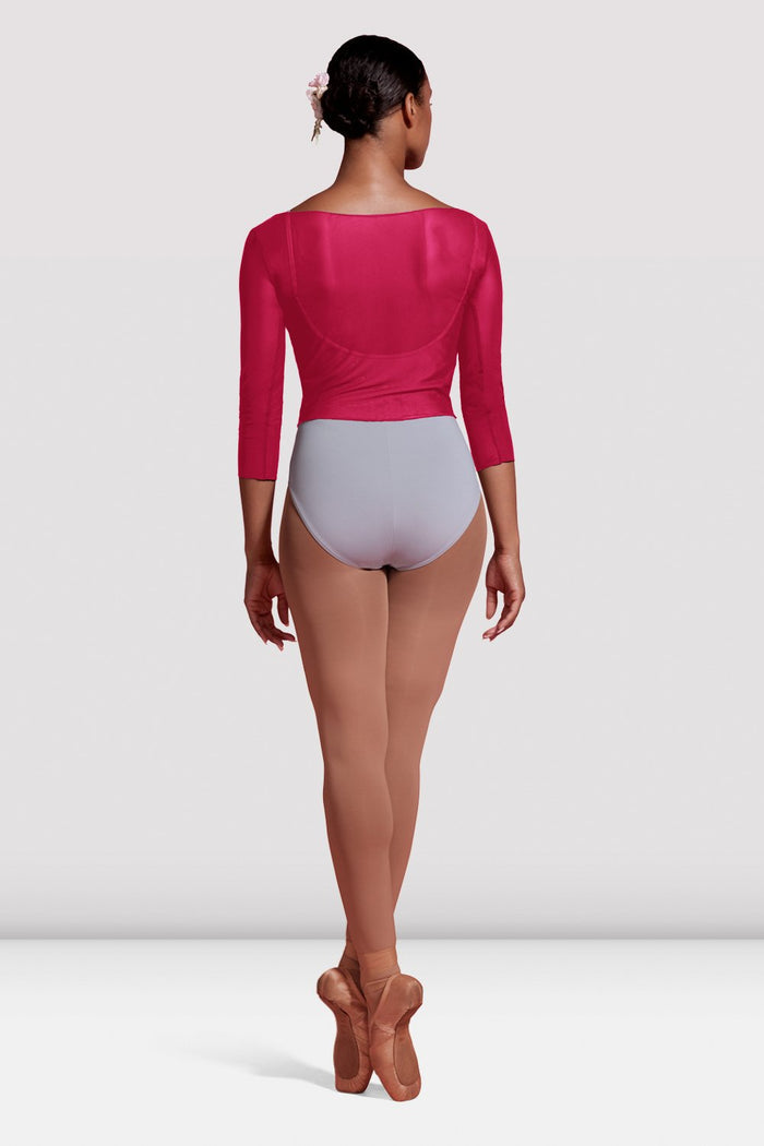 Ladies Mirella Seville Mesh 3/4 Sleeve Top