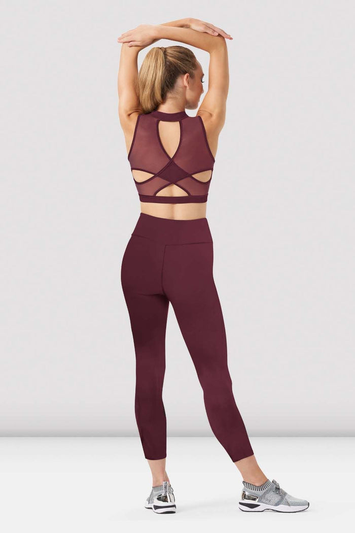 Ladies Zola Zip Front Crop Top - BLOCH EU