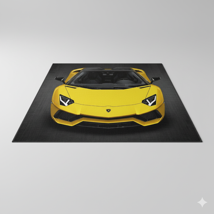 Lamborghini Aventador Area Rug