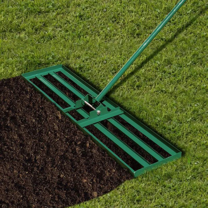 Lawn Leveling Rake Ultra Wide Yard Dirt Leveler