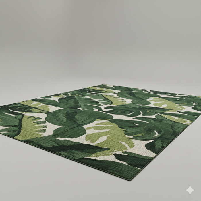 Leaf Camo Area Rug