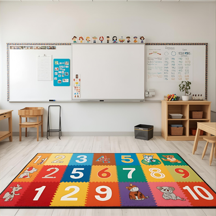 Learning Numbers Area Rug
