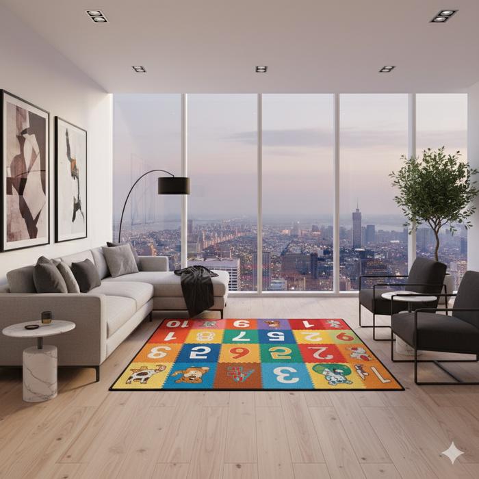 Learning Numbers Area Rug