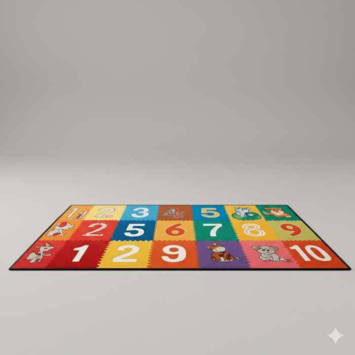 Learning Numbers Area Rug