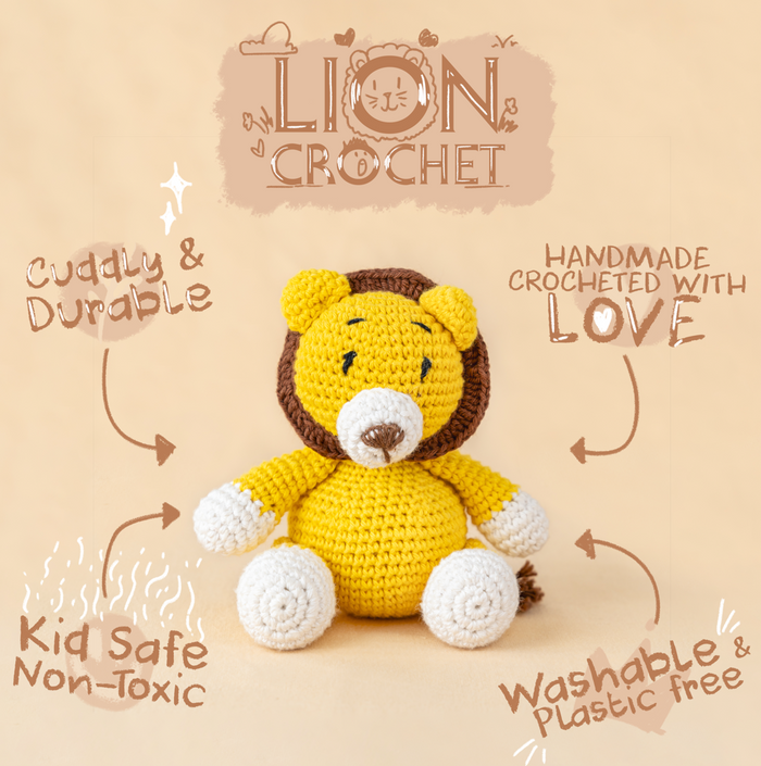 Leo the Crochet Lion (All Ages)