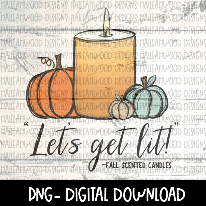 Let's Get Lit- Fall- Candle