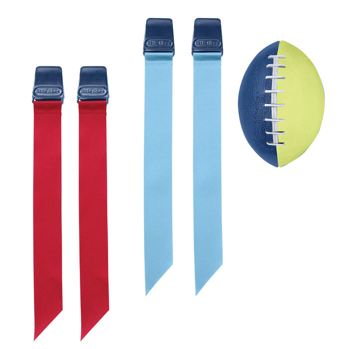 Football  and two set of flags