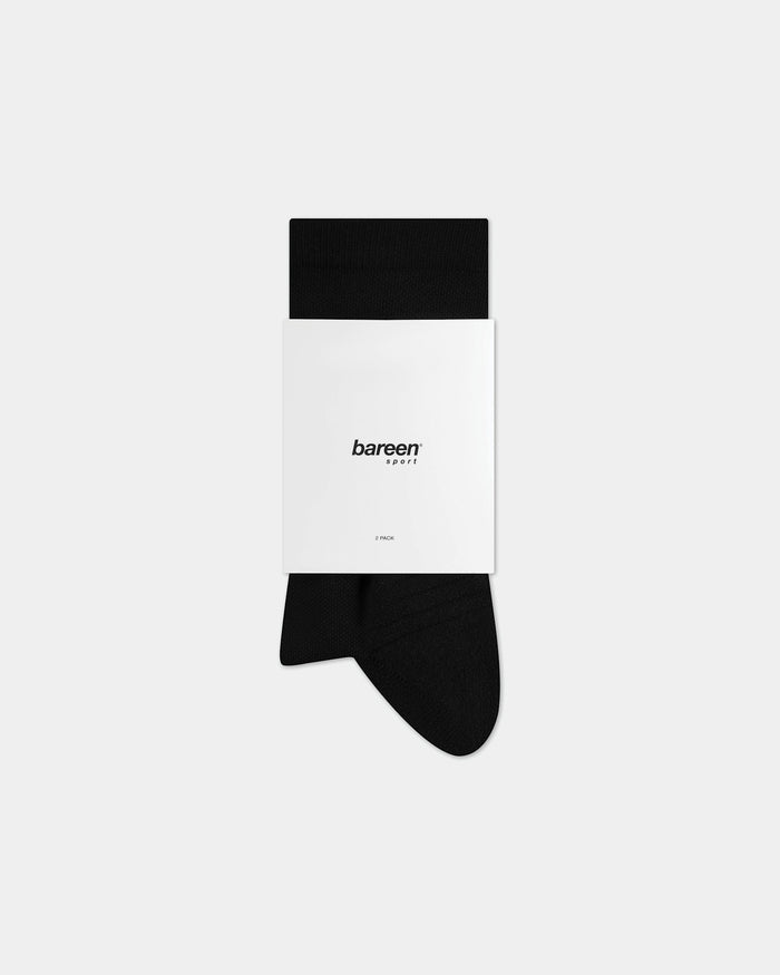 Logo athletic socks, 2-pack - Black