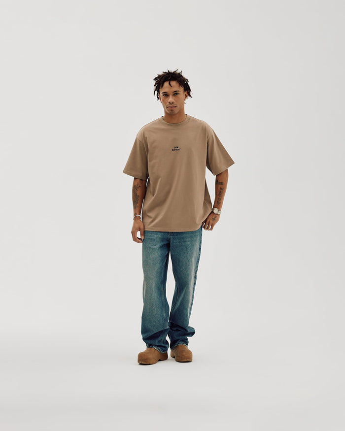 Logo Box Fit, Men - Mocha