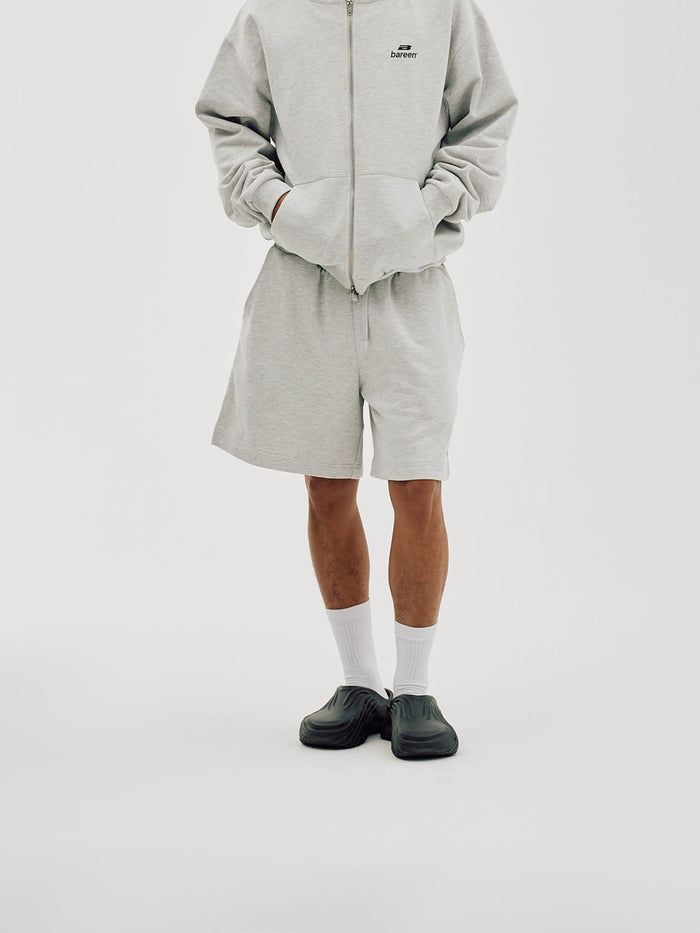 Logo Sweat Shorts, Men - Cloudy Grey