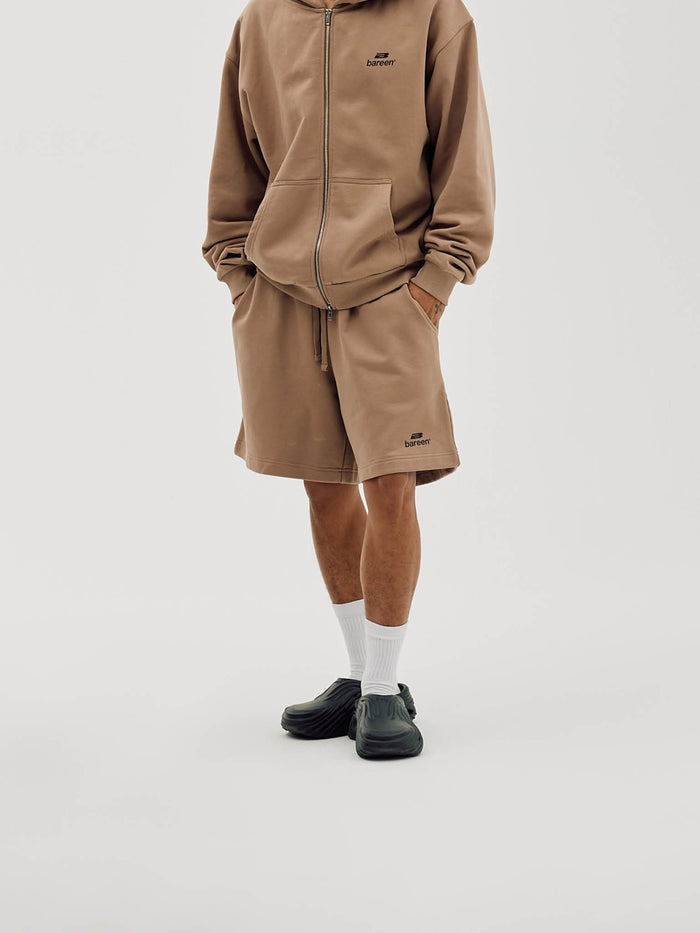 Logo Sweat Shorts, Men - Mocha