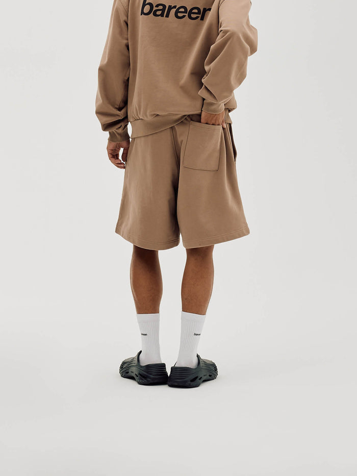 Logo Sweat Shorts, Men - Mocha