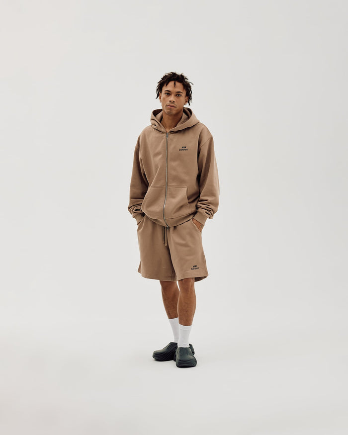Logo Sweat Shorts, Men - Mocha