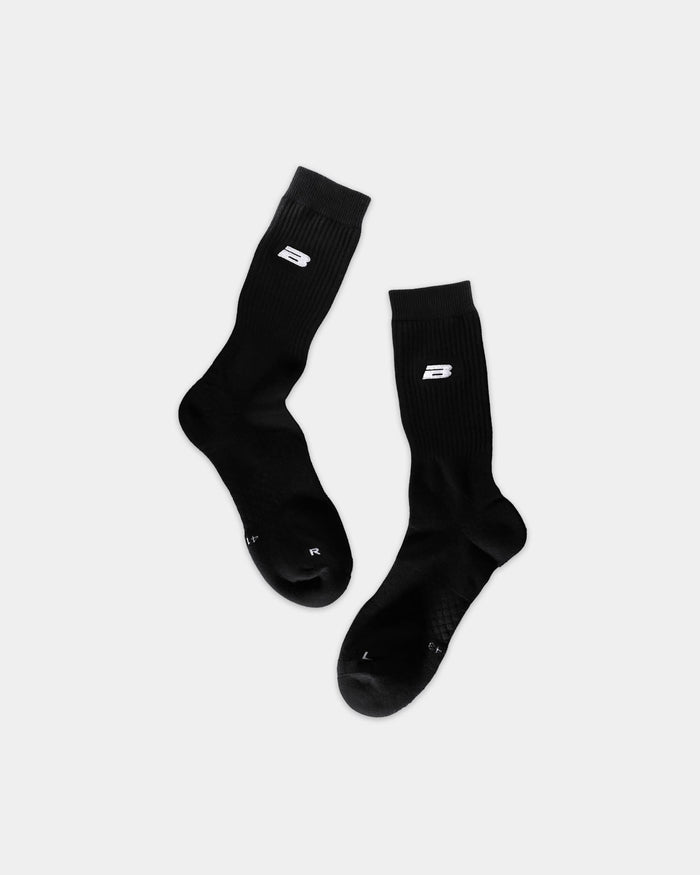 Logo tennis socks, 3-pack - Black
