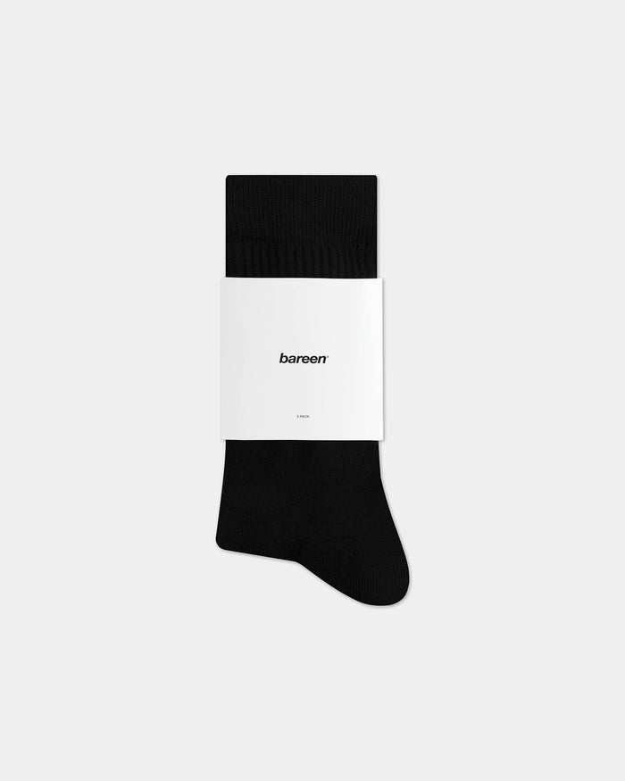 Logo tennis socks, 3-pack - Black