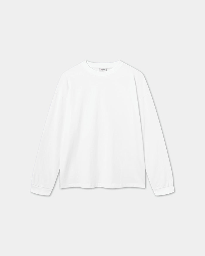 Long Sleeve Oversize, Men - White