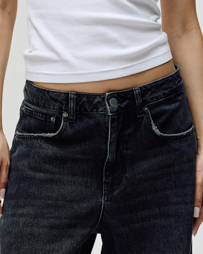 Loose Fit Jeans AW26, Women - Black Wash