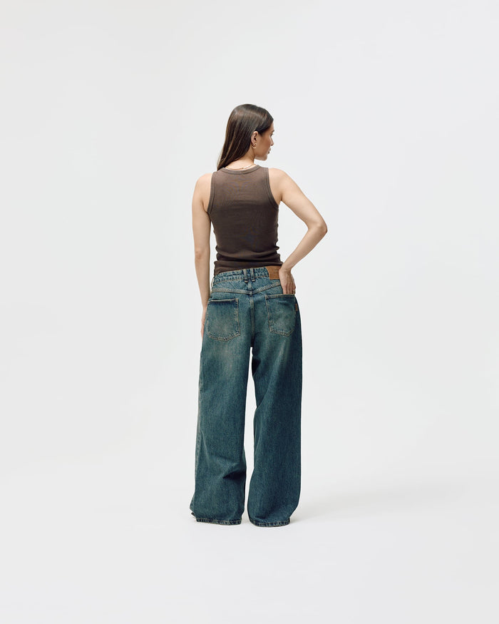 Loose Fit Jeans AW26, Women - Dark Blue Wash