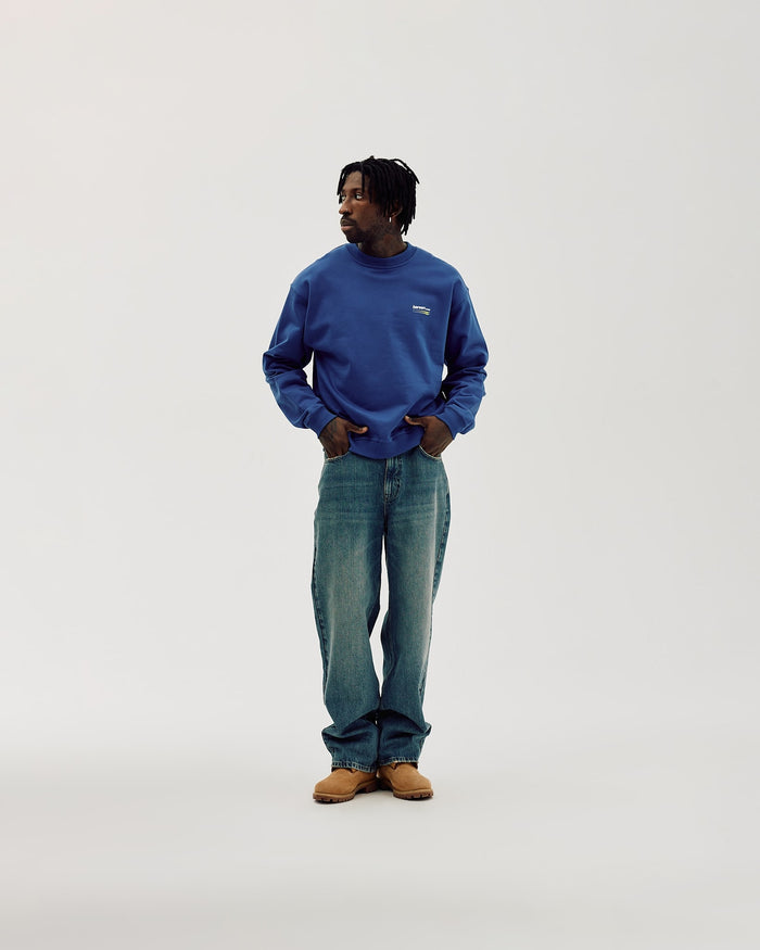 Loose Fit Jeans, Men - Faded Blue