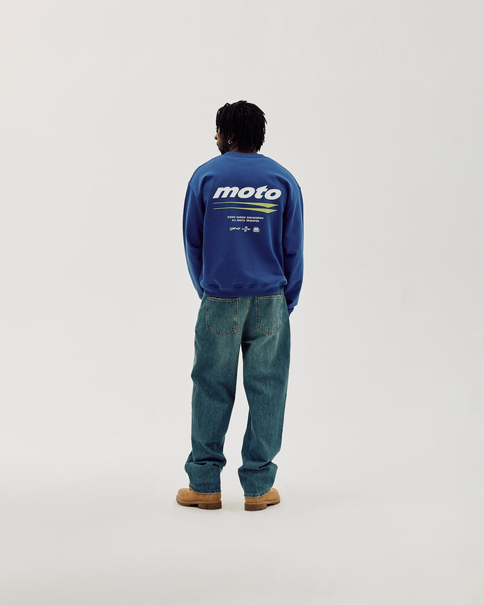 Loose Fit Jeans, Men - Faded Blue