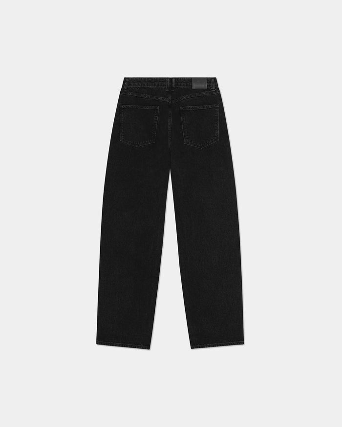Loose Fit Jeans, Women - AW25 - Dark Grey Denim