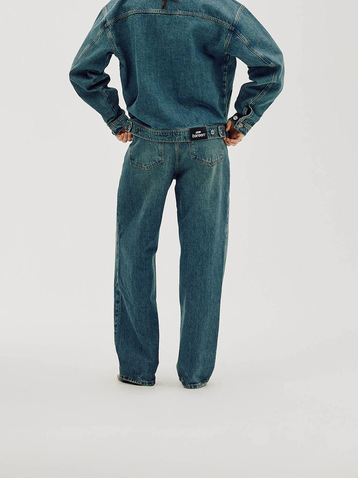 Loose Fit Jeans, Women - Faded Blue