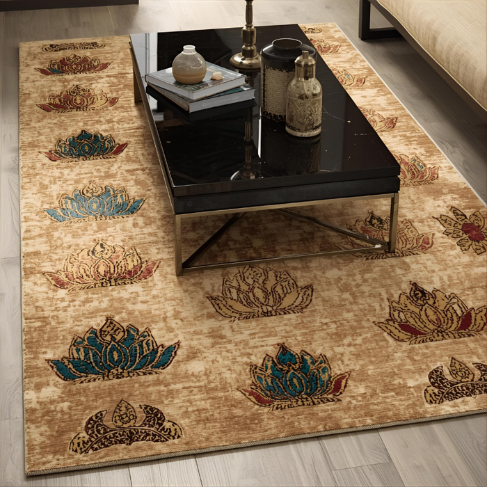 Lotus Blossom Area Rug