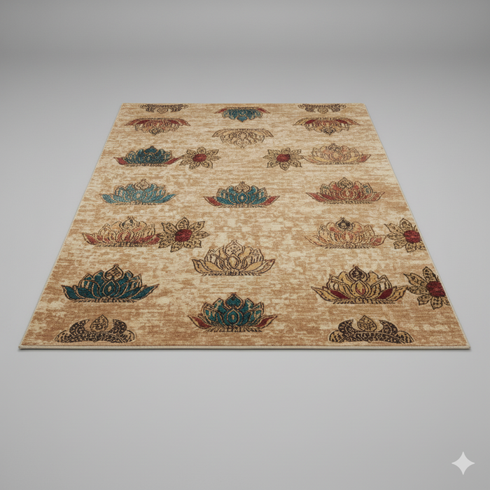 Lotus Blossom Area Rug