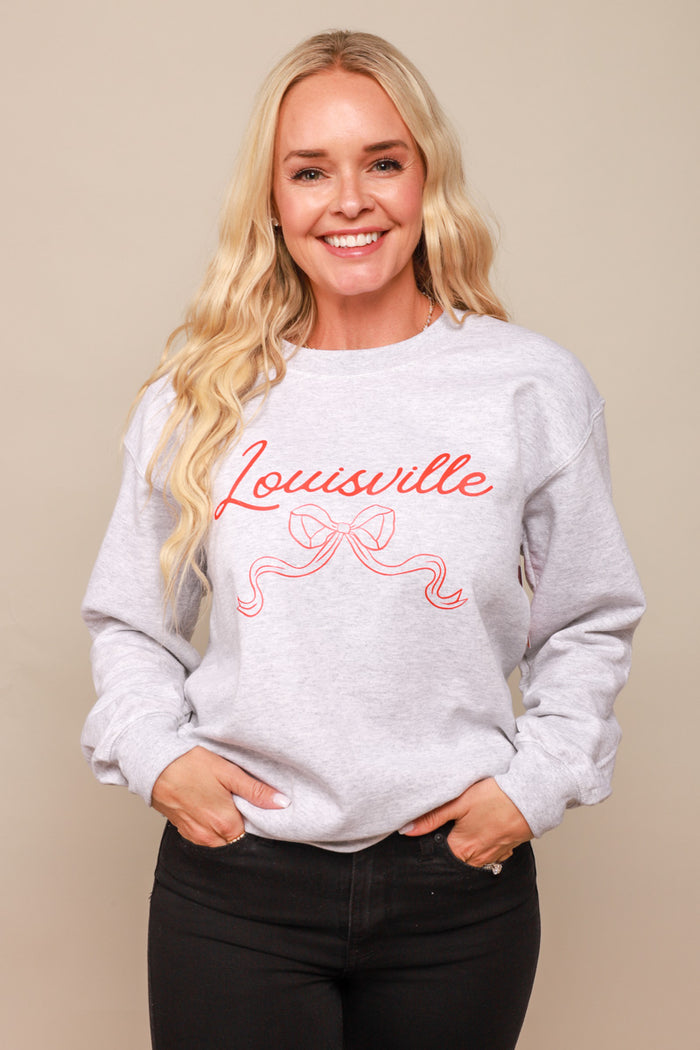 Louisville Bow Sweatshirt