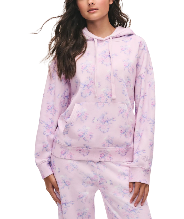 Love Shack Fancy Tween Nacova Hoodie Girls Casual Tops Love Shack Fancy Pink Y/S (7/8)