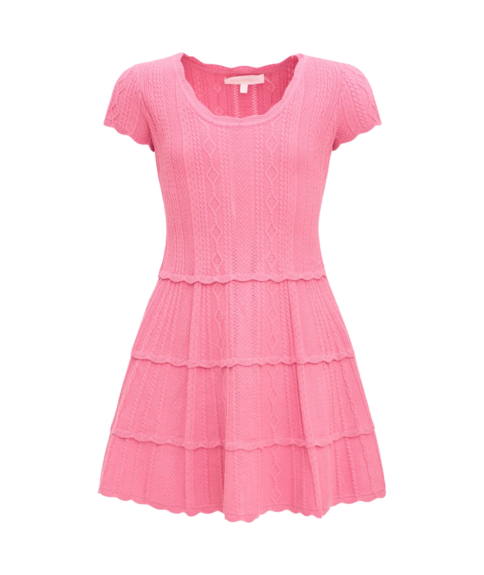 Love Shack Fancy Tween Reigh Dress Peony Girls Special Dresses Love Shack Fancy Pink Y/S (8)