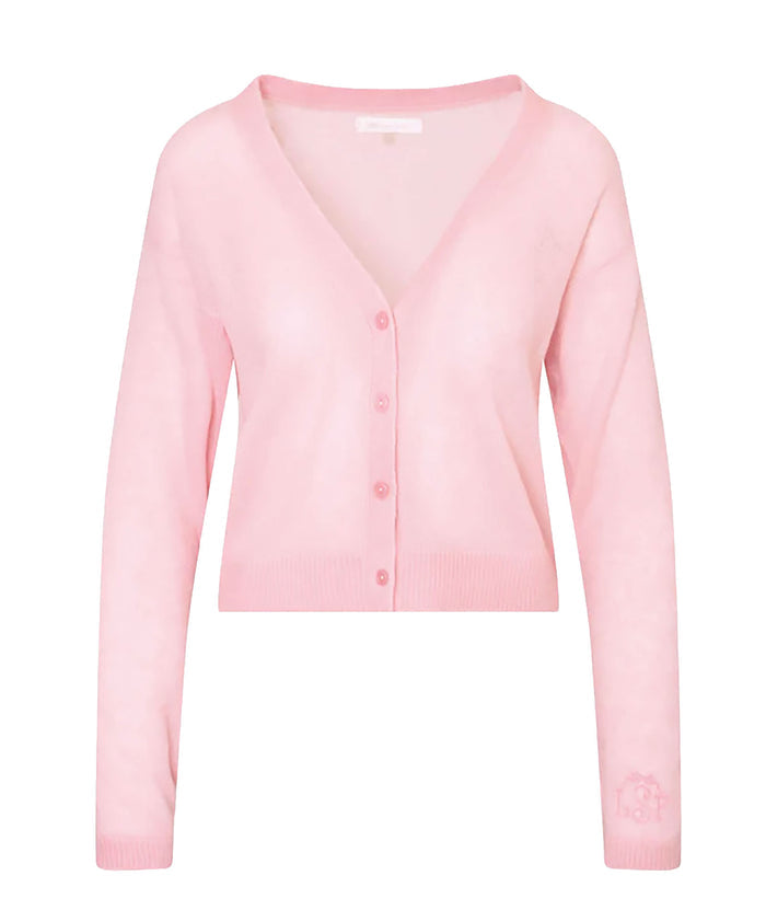 Love Shack Fancy Women Breckie Cardigan Blushberry Womens Casual Tops Love Shack Fancy