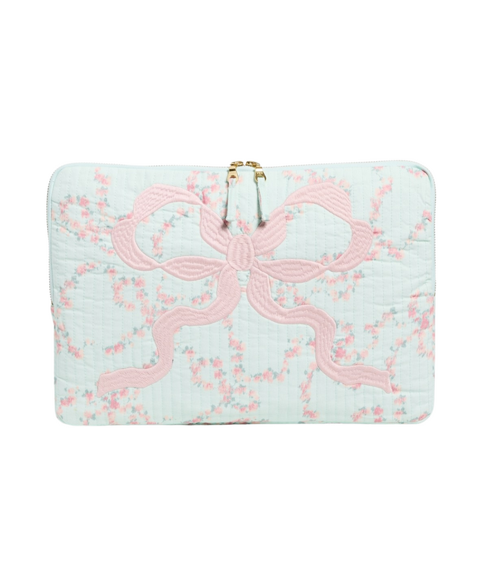 Love Shack Fancy Women Laptop Case Spruce Mint Accessories Love Shack Fancy Green