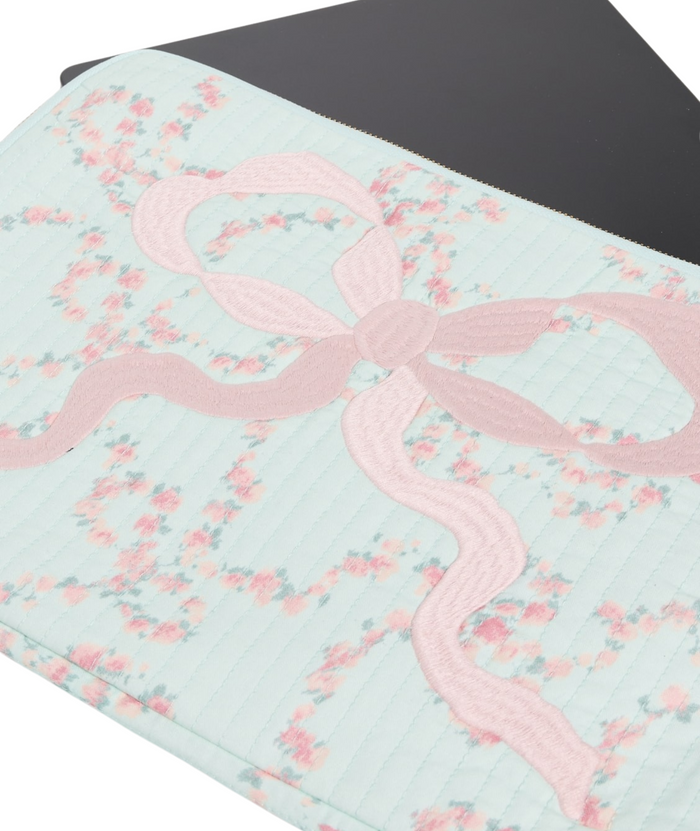 Love Shack Fancy Women Laptop Case Spruce Mint Accessories Love Shack Fancy