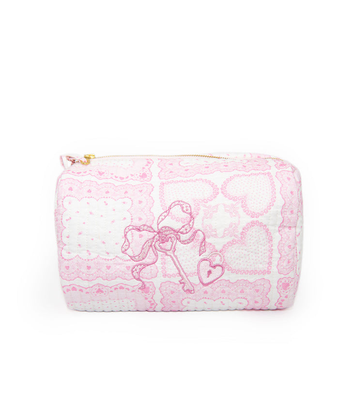 Love Shack Fancy Women Octavia Pouch Love Lace Accessories Love Shack Fancy Pink