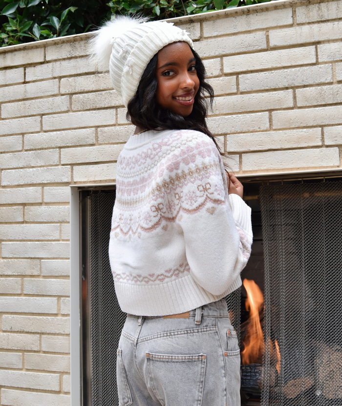 Love Shack Fancy Women Shantae Cardigan Pink Champagne Distressed/seasonal womens Love Shack Fancy