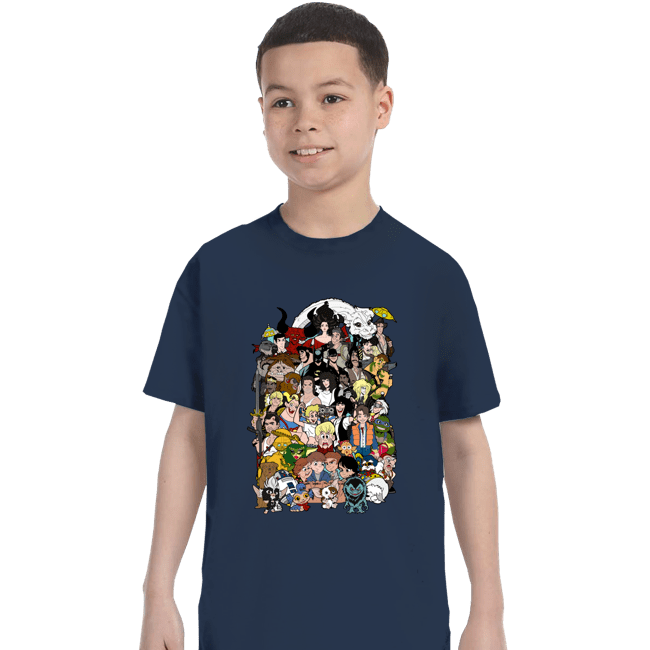 Daily_Deal_Shirts T-Shirts, Youth / XS / Navy Made Of Movies