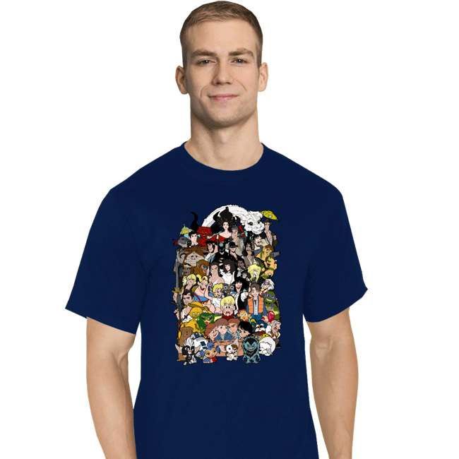 Daily_Deal_Shirts T-Shirts, Tall / Large / Navy Made Of Movies