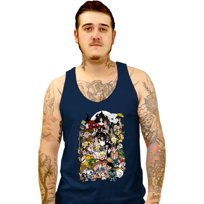 Tank Top, Unisex / Small / Navy