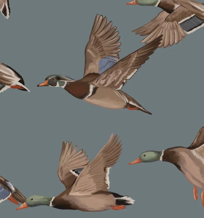 Mallards Ribbed Zip Pajamas