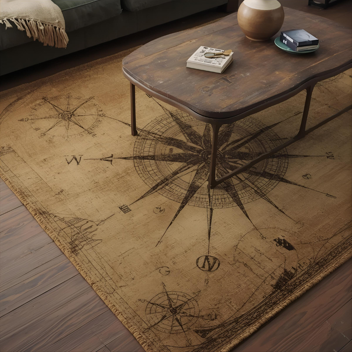 Mariner’s Log Area Rug